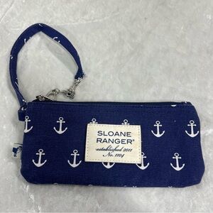Sloane Ranger Nautical Anchor Canvas Wallet